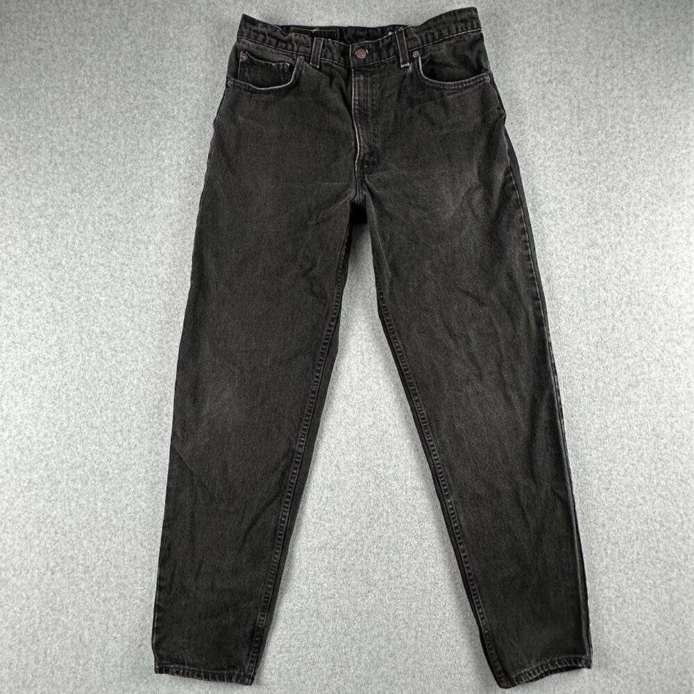 Vintage Levi's 550 Black Jean 1995 USA made 36x34 (33x33) Relaxed Tapered Cowboy